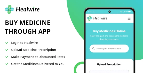 Healwire iOS - Online Medical Store